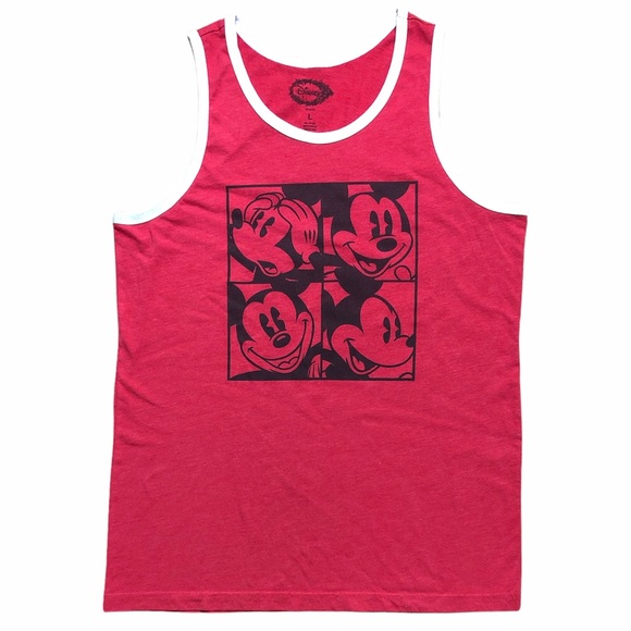 DISNEY Men’s Mickey Screen Printed Tank - Picture 2 of 5